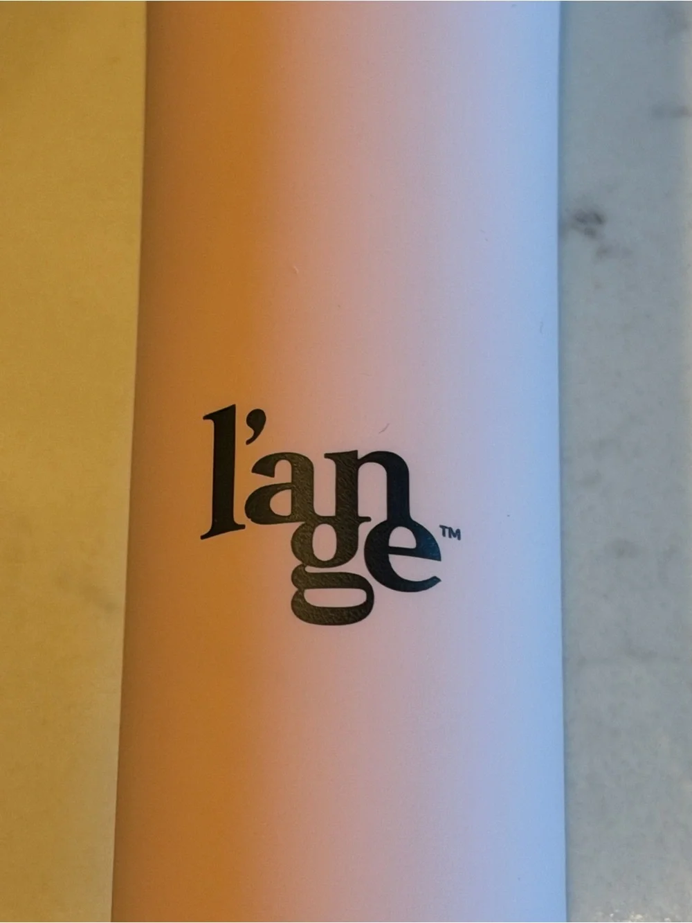 l'ange Le Pirouette Titanium Roating Curling Iron 1 inch/25mm Blush **LIKE NEW**